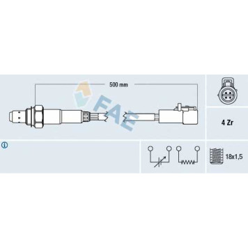 Лямбда-зонд FAE 77260