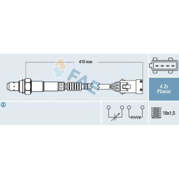Лямбда-зонд FAE 77282