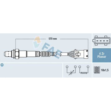 Лямбда-зонд FAE 77283