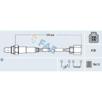 Лямбда-зонд FAE 77289