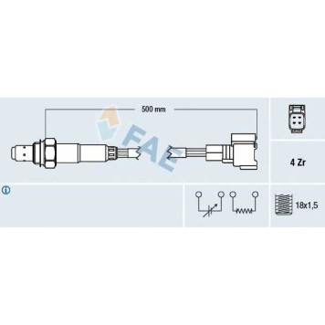 Лямбда-зонд FAE 77297