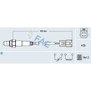 Лямбда-зонд FAE 77391