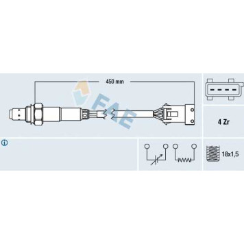 Лямбда-зонд FAE 77433
