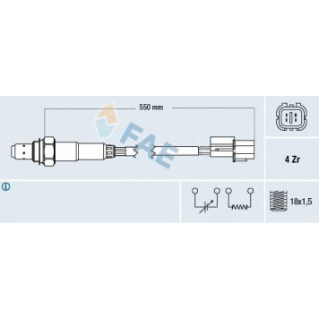 Лямбда-зонд FAE 77475