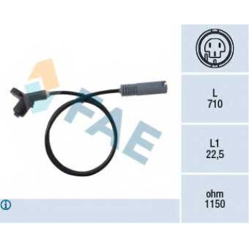 Датчик частоты вращения колеса FAE 78017