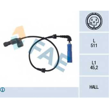Датчик частоты вращения колеса FAE 78033