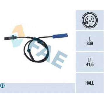 Датчик частоты вращения колеса FAE 78046