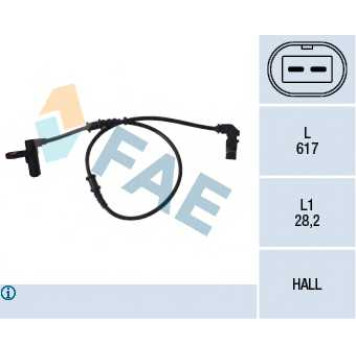 Датчик частоты вращения колеса FAE 78052