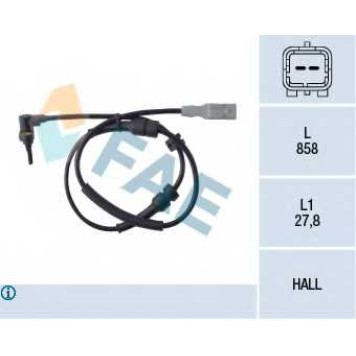 Датчик частоты вращения колеса FAE 78086