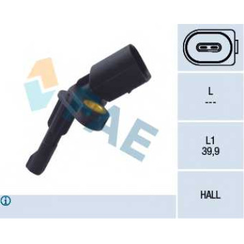 Датчик частоты вращения колеса FAE 78101