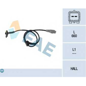 Датчик частоты вращения колеса FAE 78117