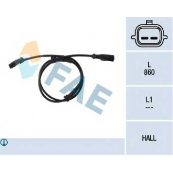 Датчик частоты вращения колеса FAE 78120