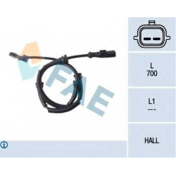 Датчик частоты вращения колеса FAE 78124