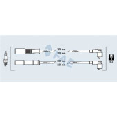 Комплект проводов зажигания FAE 85626