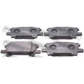 Колодки тормозные дисковые задний для LEXUS RX(GSU3#, MCU3#, MHU3#) / TOYOTA HARRIER(ACU3#, GSU3#, MCU3#, MHU3#), KLUGER(#ACU2#, #MCU2#) <b>FEBEST 0101-ACU20R</b>