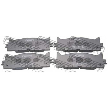 Колодки тормозные дисковые передний для LEXUS ES(ACV4#, ASV6#, AVV6#, GSV4#, GSV6#) / TOYOTA AURION(ACV4#, ACV5#, GSV4#, GSV5#), CAMRY(AVV5#, XV5#) <b>FEBEST 0101-ACV40F</b>