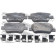 Колодки тормозные дисковые задний для TOYOTA AVENSIS(ADT27,ZRT27) <b>FEBEST 0101-ADT270R</b>