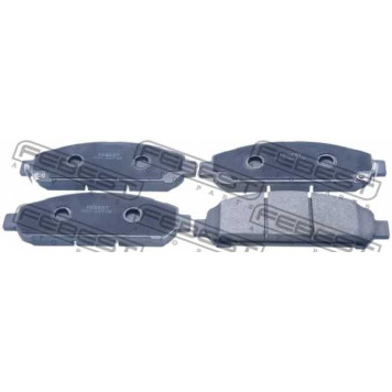 Колодки тормозные дисковые передний для TOYOTA VENZA(AGV1#,GGV1#) <b>FEBEST 0101-AGV10F</b>