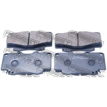 Колодки тормозные дисковые передний для TOYOTA DYNA, FORTUNER, HILUX <b>FEBEST 0101-GGN25F</b>