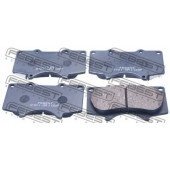 Колодки тормозные дисковые передний для LEXUS GX / MITSUBISHI PAJERO / TOYOTA 4 RUNNER, DYNA, FJ CRUISER, FORTUNER, HILUX, LAND CRUISER 150, LAND CRUISER, SEQUOIA <b>FEBEST 0101-GRJ120F</b>