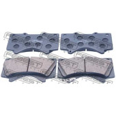 Колодки тормозные дисковые передний для LEXUS LX(URJ201) / TOYOTA LAND CRUISER 200(UZJ2#,VDJ2#), SEQUOIA(UCK6#,UPK6#,USK6#) <b>FEBEST 0101-GRJ200F</b>