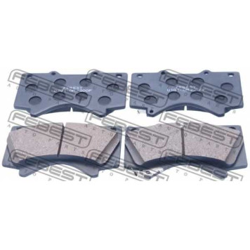Колодки тормозные дисковые передний для LEXUS LX(URJ201) / TOYOTA LAND CRUISER 200(UZJ2#,VDJ2#), SEQUOIA(UCK6#,UPK6#,USK6#) <b>FEBEST 0101-GRJ200F</b>