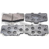 Колодки тормозные дисковые передний для TOYOTA 4 RUNNER, HILUX, LAND CRUISER 90, LAND CRUISER <b>FEBEST 0101-LC90F</b>