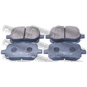 Колодки тормозные дисковые передний для LEXUS ES, RX / TOYOTA AVALON, CAMRY, GAIA, HARRIER, PREVIA, WINDOM <b>FEBEST 0101-MCU15F</b>