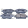 Колодки тормозные дисковые передний для TOYOTA ECHO, PLATZ, PROBOX/SUCCEED, VIOS, YARIS <b>FEBEST 0101-NCP10R</b>