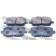 Колодки тормозные дисковые передний для TOYOTA AVENSIS(#ACM2#,#CLM2#), MATRIX(ZZE13#), NOAH/VOXY(#AZR6#) <b>FEBEST 0101-ZZE130F</b>
