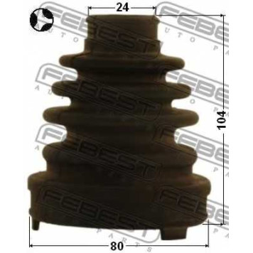 Пыльник приводного вала FEBEST 0115-ACV30LHT-1