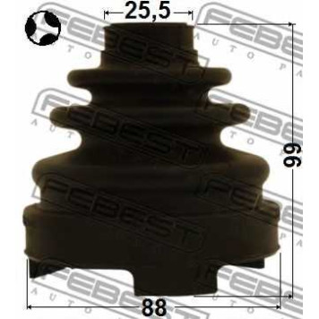 Пыльник приводного вала FEBEST 0115-ACV40T-1