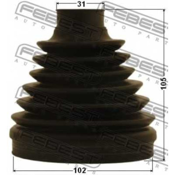 Пыльник приводного вала FEBEST 0115P-UCK50-1