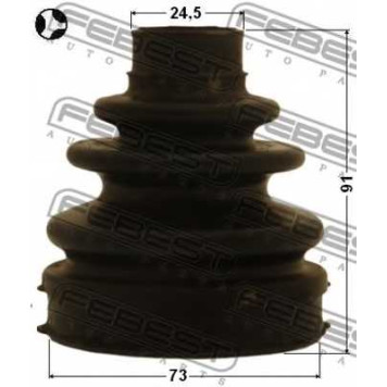 Пыльник приводного вала FEBEST 0115-ZRT270T-1