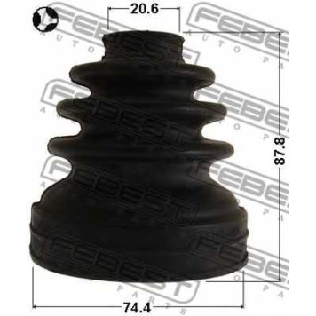 Пыльник приводного вала FEBEST 0115-ZZE150T-1