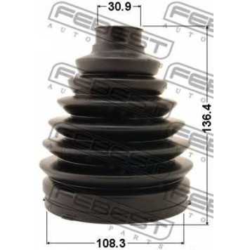 Пыльник приводного вала FEBEST 0117P-200-1