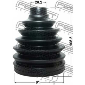 Пыльник приводного вала FEBEST 0117P-ACA30-1