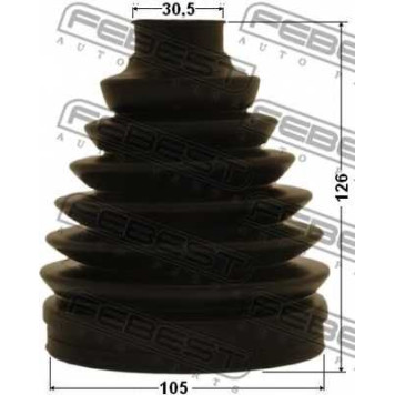 Пыльник приводного вала FEBEST 0117P-GRJ150-1