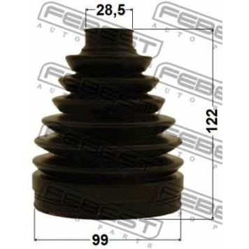 Пыльник приводного вала FEBEST 0117P-GSL20-1