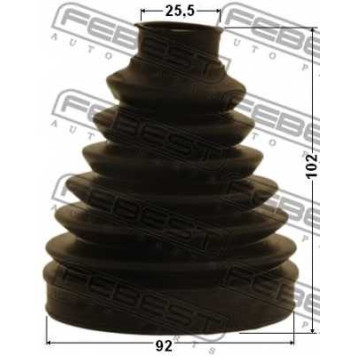 Пыльник приводного вала FEBEST 0117P-ZVW30-1