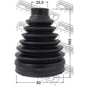 Пыльник приводного вала FEBEST 0117P-ZZE150-1