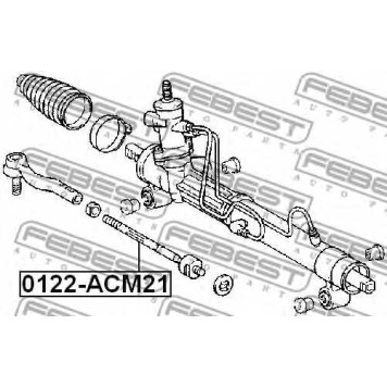 Осевой шарнир рулевой тяги FEBEST 0122-ACM21-1