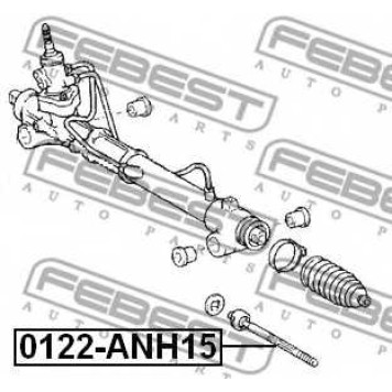Осевой шарнир рулевой тяги FEBEST 0122-ANH15-1