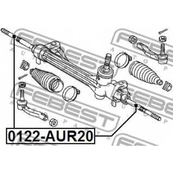 Осевой шарнир рулевой тяги FEBEST 0122-AUR20-1