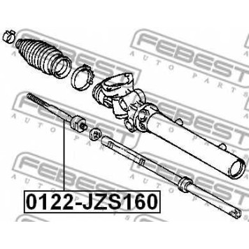 Осевой шарнир рулевой тяги FEBEST 0122-JZS160-1