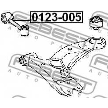 Тяга / стойка стабилизатора FEBEST 0123-005-1