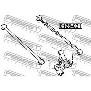 Рычаг независимой подвески колеса FEBEST 0125-031-1
