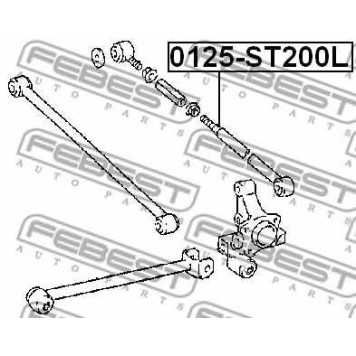 Рычаг независимой подвески колеса FEBEST 0125-ST200L-1