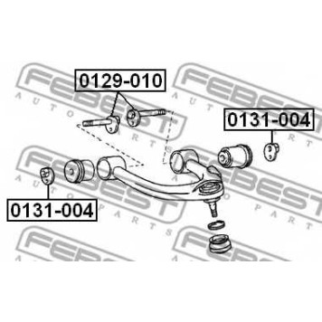 Болт регулировки развала колёс FEBEST 0129-010-1