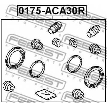 Ремкомплект тормозного суппорта FEBEST 0175-ACA30R-1
